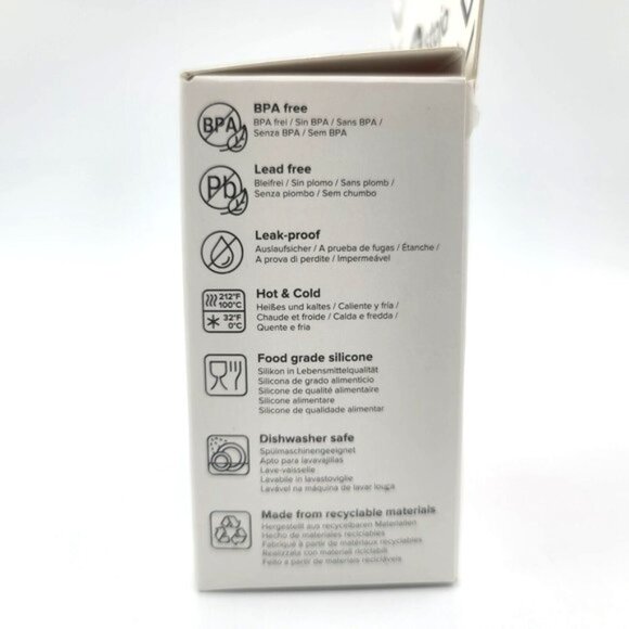 Lot of 4 Stojo Collapsible Cup 12 oz Orange White Portable Travel Tea Coffee NEW - Picture 5 of 10